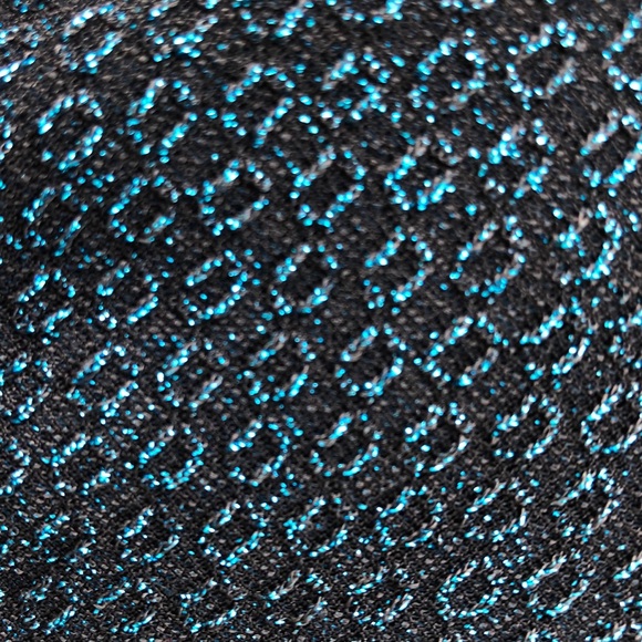 Row A | sparkly blue long sleeve mini party dress - Picture 7 of 8